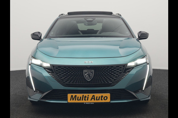 Peugeot 308 SW 1.6 GT Pack Business PHEV 225pk Dealer O.H. | Panodak | Adaptive Cruise | 360 Camera | Lederen Sportstoelen Massage & Memory | Focal Sound | Stoelen & Stuur Verwarmd | Sfeerverlichting | Apple Carplay | Keyless | Navigatie | DAB | Plug