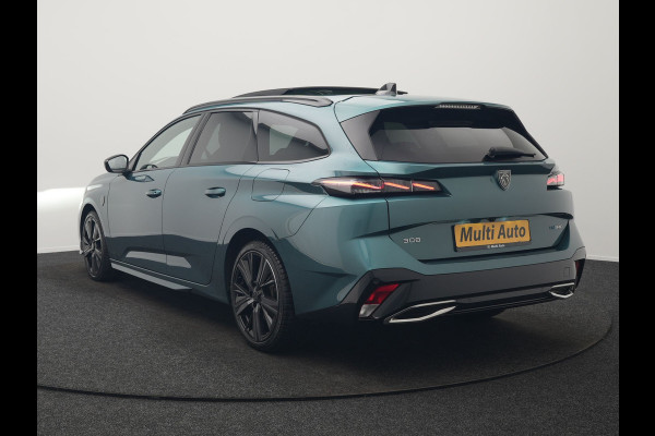 Peugeot 308 SW 1.6 GT Pack Business PHEV 225pk Dealer O.H. | Panodak | Adaptive Cruise | 360 Camera | Lederen Sportstoelen Massage & Memory | Focal Sound | Stoelen & Stuur Verwarmd | Sfeerverlichting | Apple Carplay | Keyless | Navigatie | DAB | Plug
