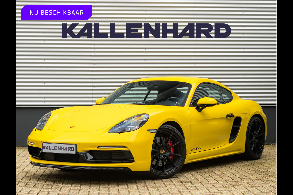 Porsche 718 Cayman GTS 4.0 - PDK - PASM - 18-Wegstoelen - Stoelventilatie - Bose Audio