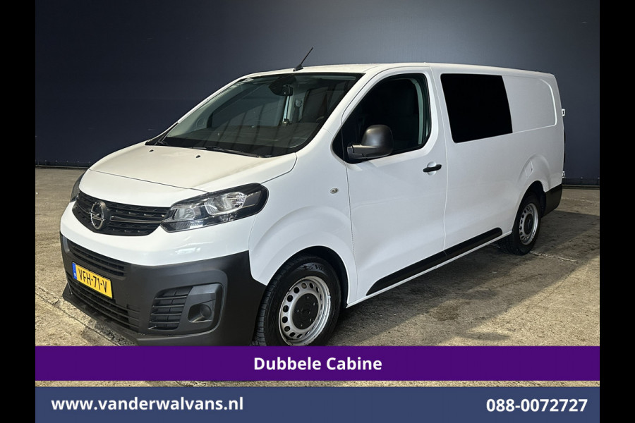 Opel Vivaro 2.0 CDTI 123pk L3H1 Dubbele Cabine Euro6 Airco | 6-Zits | Camera | 2500kg Trekhaak Parkeersensoren