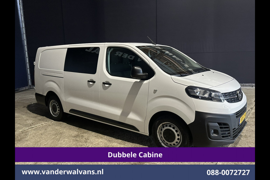 Opel Vivaro 2.0 CDTI 123pk L3H1 Dubbele Cabine Euro6 Airco | 6-Zits | Camera | 2500kg Trekhaak Parkeersensoren