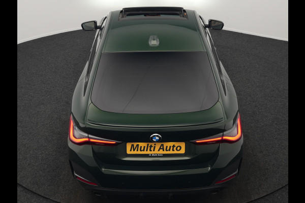 BMW 4 Serie Coupé 430i M Sport 245pk Dealer O.H Sanremo Green | Panodak | Lederen Competition Stoelen Memory & Verwarmd | Adaptive Onderstel | 360 Camera | Harman & Kardon | 19" L.M | Carbon | Apple Carplay | Navigatie | Blis | Virtual | DAB |