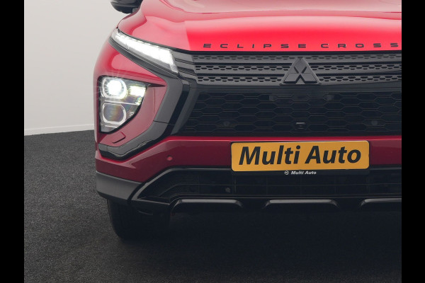 Mitsubishi Eclipse Cross 2.4 Black Edition Plug In Hybrid 188pk Dealer O.H. PHEV | Trekhaak Afn. | Adaptive Cruise | 360 Camera | Alcantara Sportstoelen & Stuur Verwarmd | Apple Carplay | Keyless | Blis | Navigatie | DAB |