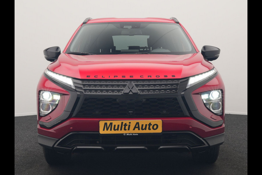 Mitsubishi Eclipse Cross 2.4 Black Edition Plug In Hybrid 188pk Dealer O.H. PHEV | Trekhaak Afn. | Adaptive Cruise | 360 Camera | Alcantara Sportstoelen & Stuur Verwarmd | Apple Carplay | Keyless | Blis | Navigatie | DAB |