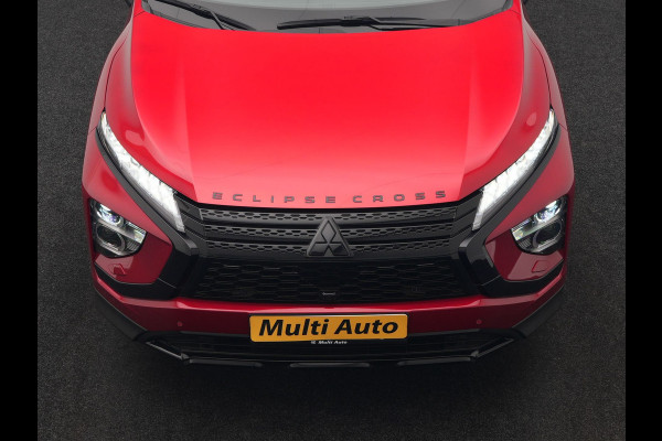 Mitsubishi Eclipse Cross 2.4 Black Edition Plug In Hybrid 188pk Dealer O.H. PHEV | Trekhaak Afn. | Adaptive Cruise | 360 Camera | Alcantara Sportstoelen & Stuur Verwarmd | Apple Carplay | Keyless | Blis | Navigatie | DAB |