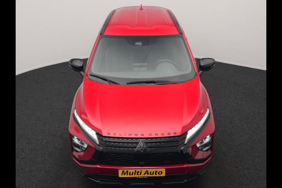 Mitsubishi Eclipse Cross 2.4 Black Edition Plug In Hybrid 188pk Dealer O.H. PHEV | Trekhaak Afn. | Adaptive Cruise | 360 Camera | Alcantara Sportstoelen & Stuur Verwarmd | Apple Carplay | Keyless | Blis | Navigatie | DAB |