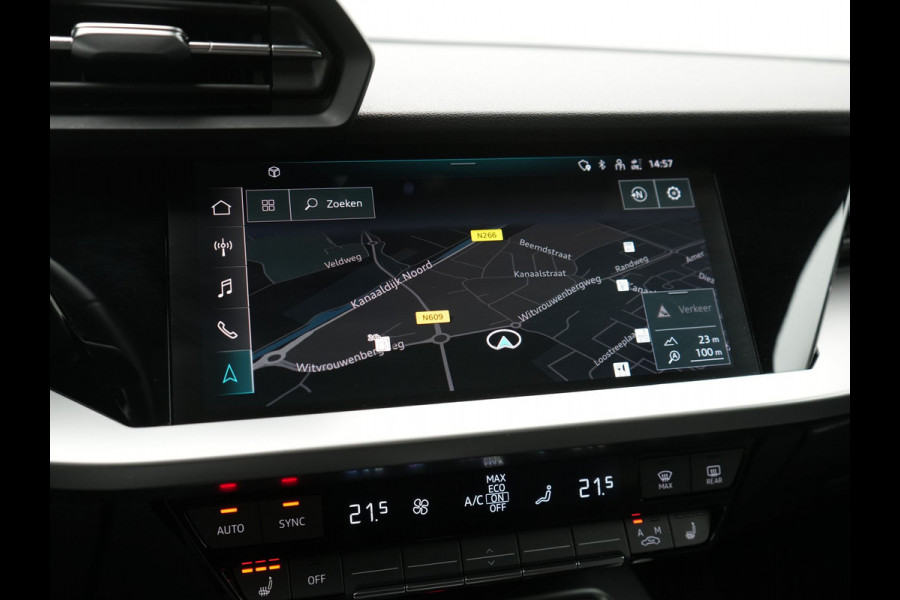 Audi A3 Sportback 40 e-tron Advance Sport PHEV 204pk Dealer O.H. | Panodak | Sportstoelen Verwarmd | Matrix LED | Keyless | Blis | Virtual Cockpit | Navigatie | DAB | Cruise Control | Plug In Hybrid |