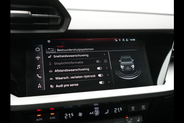 Audi A3 Sportback 40 e-tron Advance Sport PHEV 204pk Dealer O.H. | Panodak | Sportstoelen Verwarmd | Matrix LED | Keyless | Blis | Virtual Cockpit | Navigatie | DAB | Cruise Control | Plug In Hybrid |