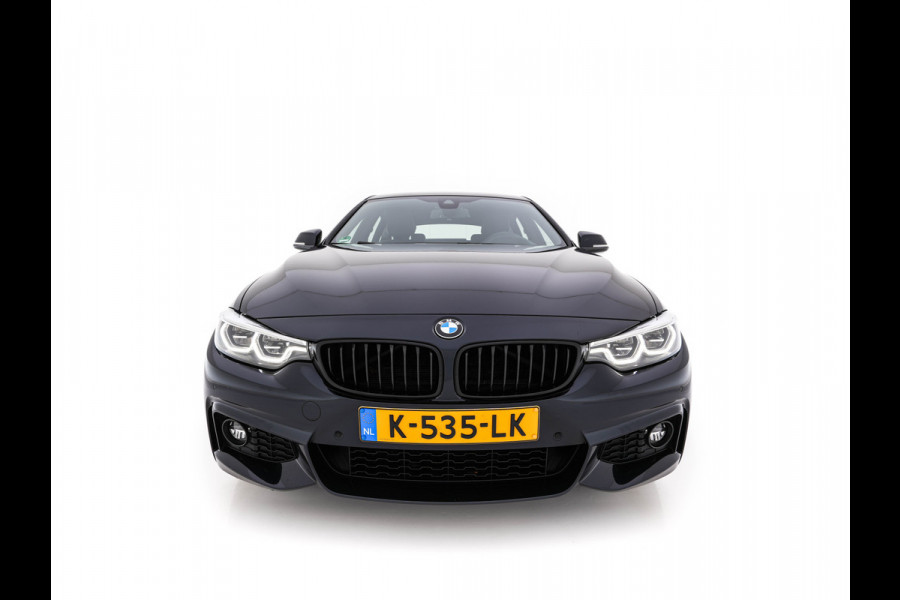BMW 4 Serie Gran Coupé 420i M-Sportpack High Executive Edition (INCL-BTW) Aut. *LEATHER | FULL-LED | DIGI-COCKPIT | HIFI-SOUND | HEATED-SPORTSEATS | DAB+ | CAMERA | SHIFTPADDLES | PRIVACYGLASS | HEAD-UP | TOWBAR | KEYLESS | CARBON-INLAY | 19''ALU*