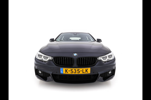 BMW 4 Serie Gran Coupé 420i M-Sportpack High Executive Edition (INCL-BTW) Aut. *LEATHER | FULL-LED | DIGI-COCKPIT | HIFI-SOUND | HEATED-SPORTSEATS | DAB+ | CAMERA | SHIFTPADDLES | PRIVACYGLASS | HEAD-UP | TOWBAR | KEYLESS | CARBON-INLAY | 19''ALU*