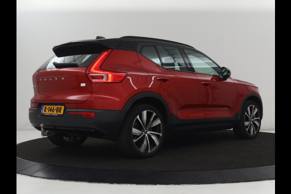 Volvo XC40 Recharge P8 AWD R-Design | SOH 92% | Stoel & stuurverwarming | Trekhaak | Warmtepomp | Leder/Alcantara | Carplay | Navigatie | Adaptive cruise | Keyless | Navigatie