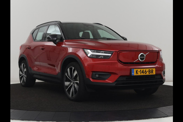 Volvo XC40 Recharge P8 AWD R-Design | SOH 92% | Stoel & stuurverwarming | Trekhaak | Warmtepomp | Leder/Alcantara | Carplay | Navigatie | Adaptive cruise | Keyless | Navigatie