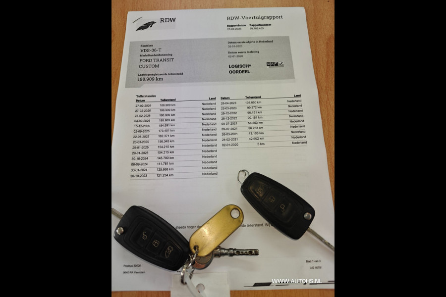 Ford Transit Custom 280 2.0 TDCI L1H1 , Euro 6 , 1e Eig. Apk 3-2027 ,Navigatie en parkeerhulp , leuke bus.