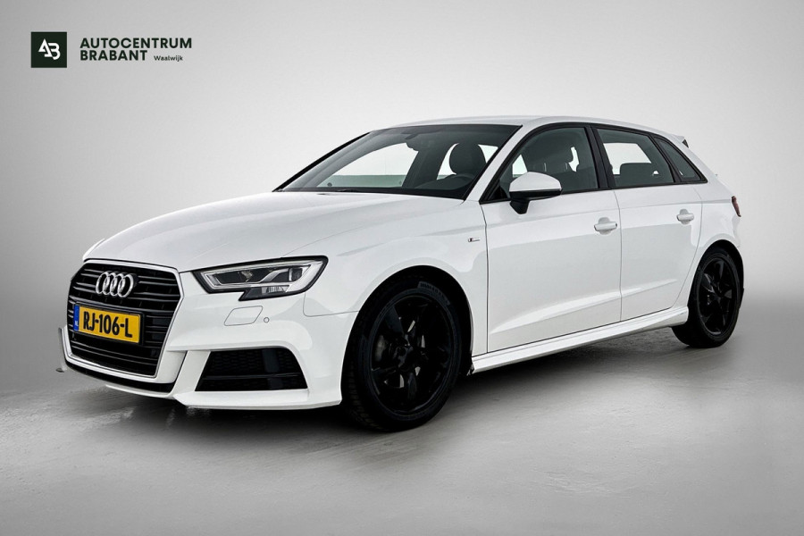 Audi A3 Sportback 1.5 TFSI CoD Sport S Line Edition(NL-auto, Goed onderH, NAvi, StoelV, Leder, Parkeersensoren V+A, Keyless, Etc)