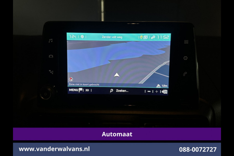 Citroën Berlingo 1.5 BlueHDI 131pk Automaat L1H1 Euro6 Airco | 2x Zijdeur | Camera | Navigatie | Apple Carplay Android Auto, Cruisecontrol, Parkeersensoren
