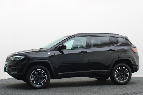 Jeep Compass 4xe 240 Plug-in Hybrid Electric Trailhawk Leder/Stof, Camera, ACC, Apple Carplay, Virtual Cockpit, PDC, 17''
