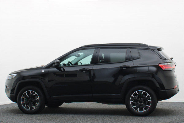 Jeep Compass 4xe 240 Plug-in Hybrid Electric Trailhawk Leder/Stof, Camera, ACC, Apple Carplay, Virtual Cockpit, PDC, 17''