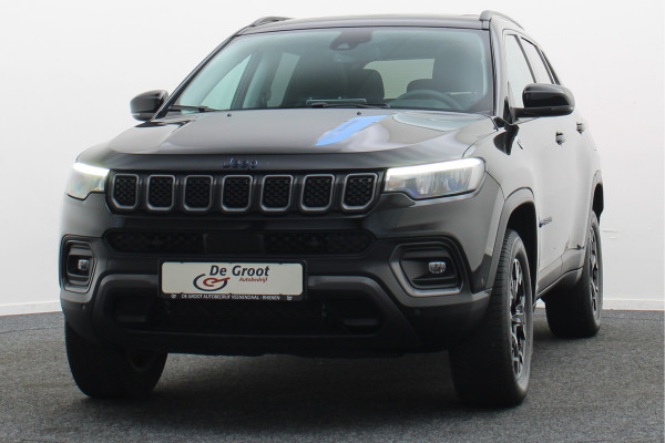 Jeep Compass 4xe 240 Plug-in Hybrid Electric Trailhawk Leder/Stof, Camera, ACC, Apple Carplay, Virtual Cockpit, PDC, 17''