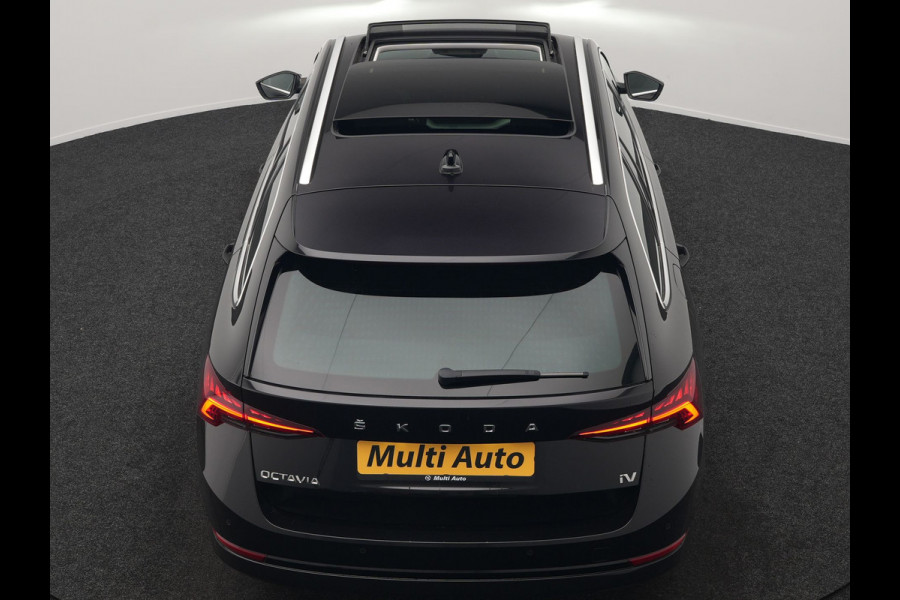 Škoda Octavia Combi 1.4 TSI iV Business Edition Plus PHEV 204pk Dealer O.H. | Trekhaak Afn. | Panodak | Head Up | Adaptive Cruise | Sfeerverlichting | Sportstoelen Memory & Verwarmd | Keyless | Blis | Crystal LED | Navigatie | DAB | Plug In Hybrid |