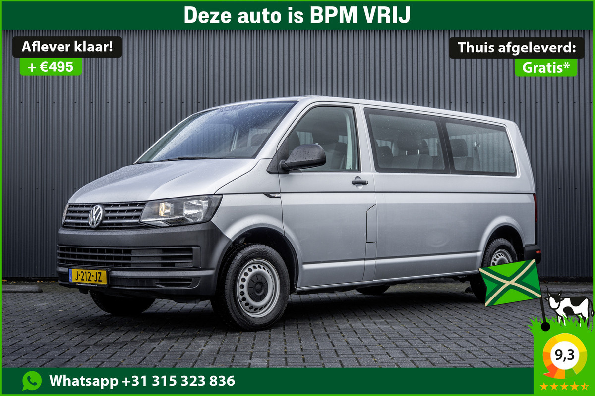 Volkswagen Transporter T6 Kombi **2.0TDI L2H1 | 9-Persoons | Incl. btw en bpm | Airco | PDC | Euro 6**