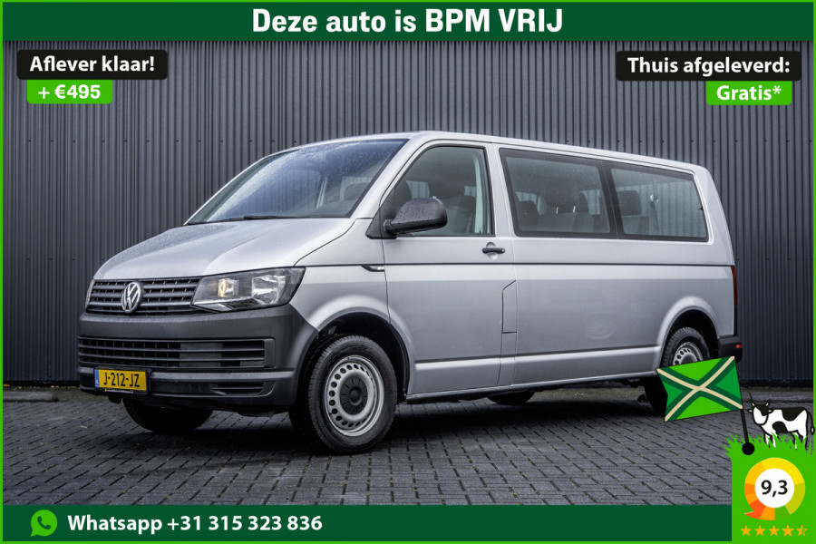 Volkswagen Transporter T6 Kombi **2.0TDI L2H1 | 9-Persoons | Incl. btw en bpm | Airco | PDC | Euro 6**