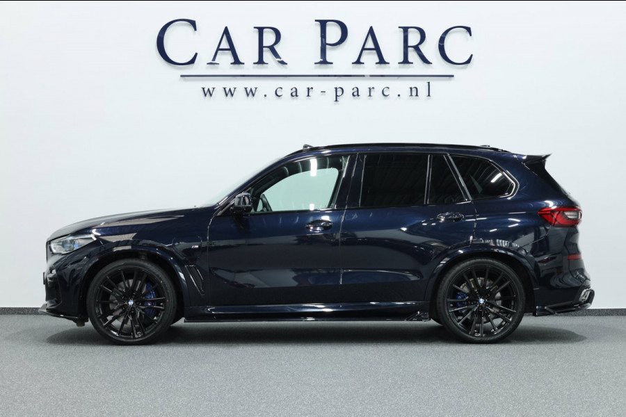 BMW X5 XDrive45e M-sport MAXTON/LASER/VIRTUAL/SFEER/LUCHT/PANO/LEER+S.VERWARMING+MEMORY/22" LMV/360 CAM/ACC/ECC/12 MND GARANTIE!
