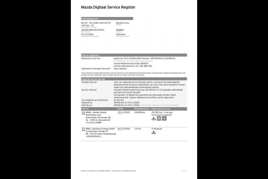 Mazda MX-30 E-SkyActiv 145 First Edition 36 kWh | Navi, ACC, Carplay/Android, Camera, Stoelverw., Climate |