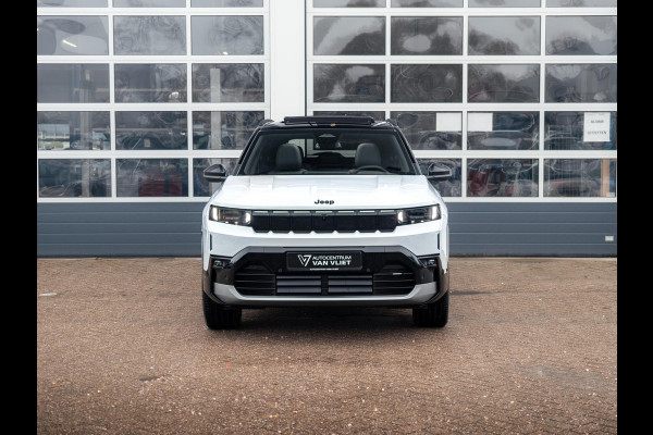 Jeep Compass First Edition 74 kWh | Uit voorraad leverbaar !| Adapt. Cruise | Camera | Carplay | 20" | Elektr. A-Klep | Navi | Winter Pack | Schuif/Kanteldak | Premium Pack | Conv. Pack | Warmtepomp