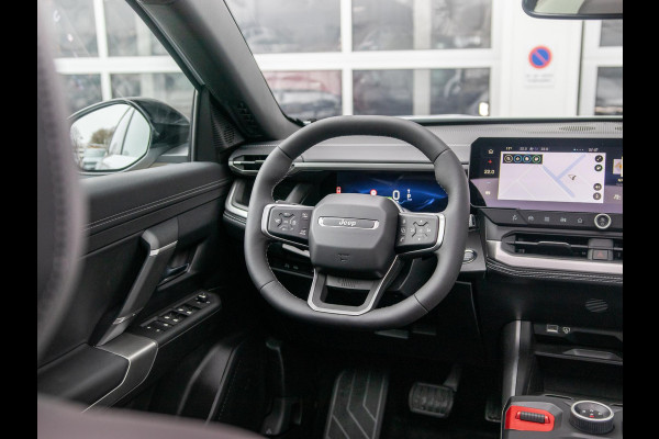 Jeep Compass First Edition 74 kWh | Uit voorraad leverbaar !| Adapt. Cruise | Camera | Carplay | 20" | Elektr. A-Klep | Navi | Winter Pack | Schuif/Kanteldak | Premium Pack | Conv. Pack | Warmtepomp