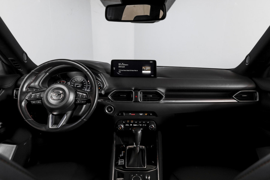 Mazda CX-5 2.0 SkyActiv-G 165 Homura | Bose | Adapt. Cruise | Stoel-+Stuurverw. | PDC | 360 Camera | NAV + APP. Connect | ECC | DAB | LM 19" |