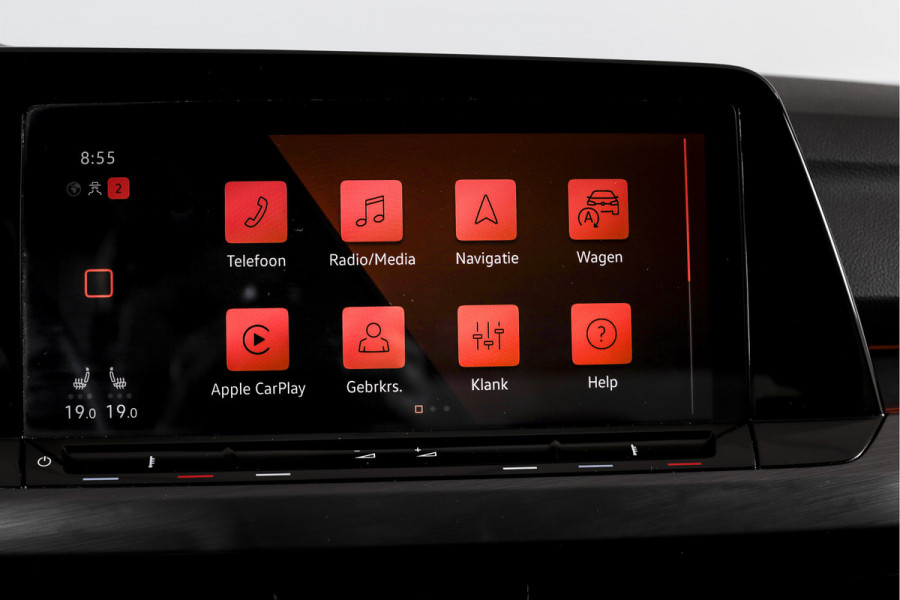 Volkswagen Golf 1.4 eHybrid Style | S/K-Panodak | Elek. Trekhaak | Dig. Cockpit | Adapt. Cruise | Stoel-+Stuurverw. | PDC | Camera | NAV + App. Connect | ECC | LM 18" |