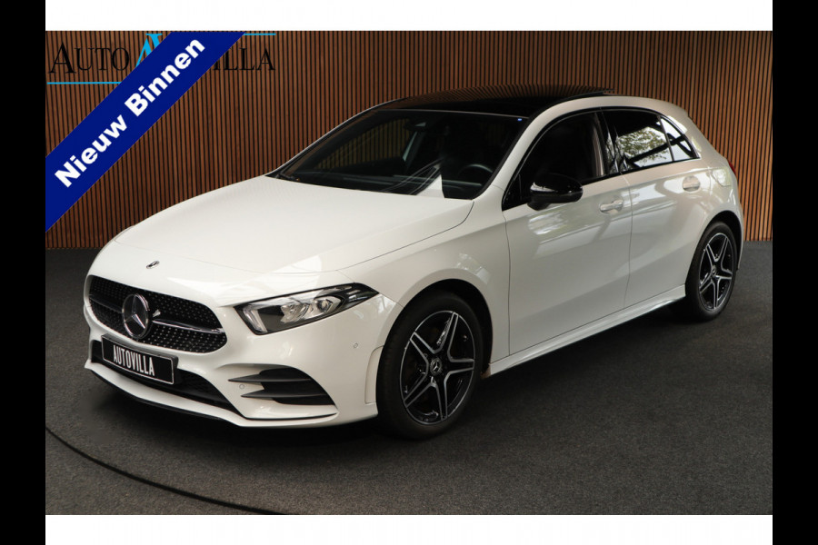 Mercedes-Benz A-Klasse 250e AMG Line Panodak Leer Navi PTS LM velgen EQ BTW auto!