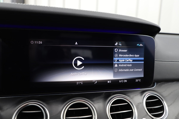 Mercedes-Benz E-Klasse 300e AMG | 320PK | Pano | Sfeerverlichting | Memory | ILS | Widescreen | Stoelverw. | Carplay | Standkachel | 2020.