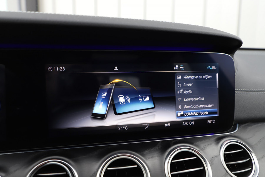 Mercedes-Benz E-Klasse 300e AMG | 320PK | Pano | Sfeerverlichting | Memory | ILS | Widescreen | Stoelverw. | Carplay | Standkachel | 2020.