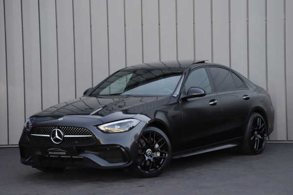 Mercedes-Benz C-Klasse 300e AMG | 313PK | Head-up | Keyless-go | Pano | Sfeerverlichting | Digital-light | Leder | Memory | Stoelverw. | 2022.