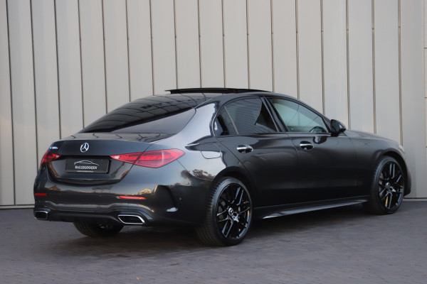 Mercedes-Benz C-Klasse 300e AMG | 313PK | Head-up | Keyless-go | Pano | Sfeerverlichting | Digital-light | Leder | Memory | Stoelverw. | 2022.