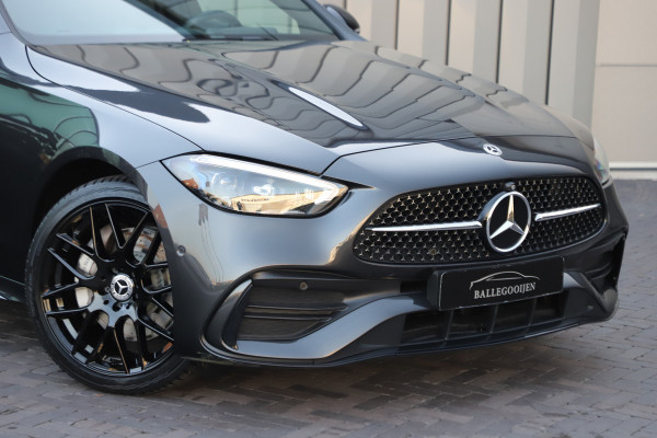 Mercedes-Benz C-Klasse 300e AMG | 313PK | Head-up | Keyless-go | Pano | Sfeerverlichting | Digital-light | Leder | Memory | Stoelverw. | 2022.