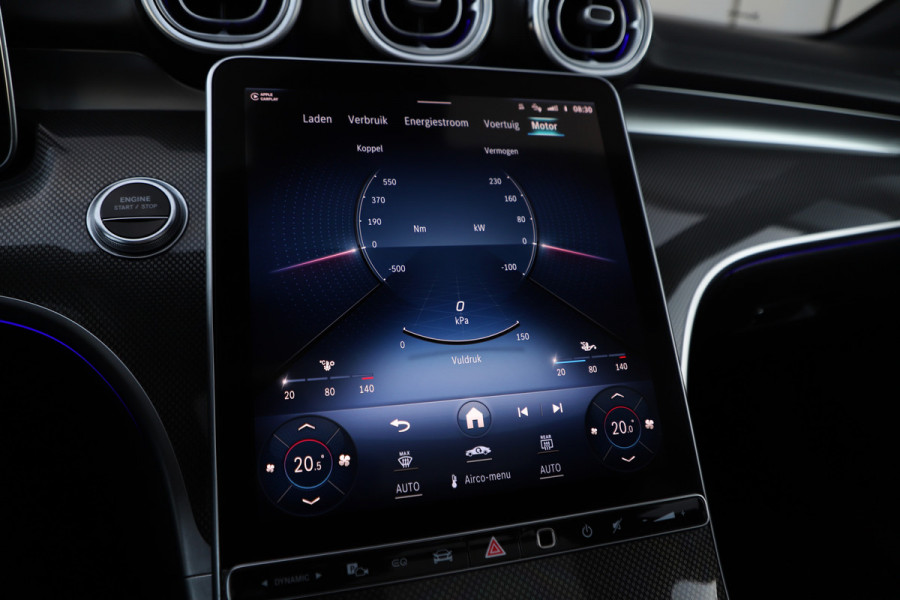 Mercedes-Benz C-Klasse 300e AMG | 313PK | Head-up | Keyless-go | Pano | Sfeerverlichting | Digital-light | Leder | Memory | Stoelverw. | 2022.