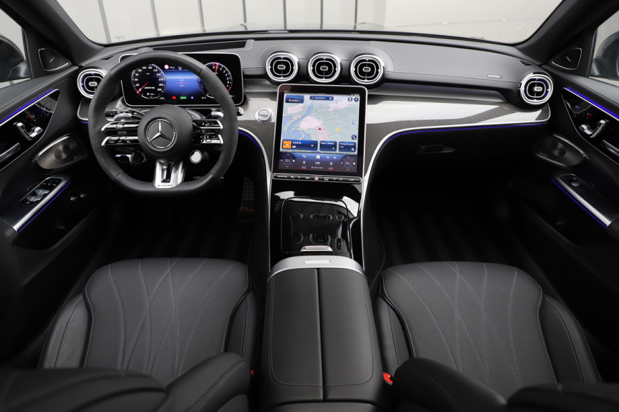 Mercedes-Benz C-Klasse Estate AMG 63 S E Performance | 680PK | Achterasbesturing | Carbon | Head-up | Sfeerverlichting | Burmester | Digital-light | AM