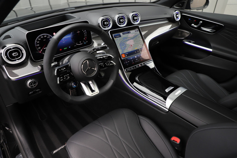 Mercedes-Benz C-Klasse Estate AMG 63 S E Performance | 680PK | Achterasbesturing | Carbon | Head-up | Sfeerverlichting | Burmester | Digital-light | AM