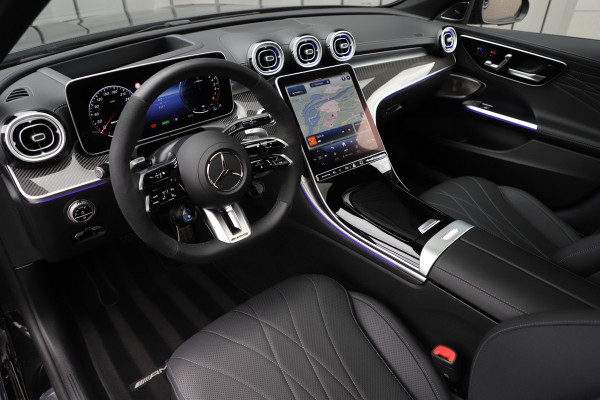 Mercedes-Benz C-Klasse Estate AMG 63 S E Performance | 680PK | Achterasbesturing | Carbon | Head-up | Sfeerverlichting | Burmester | Digital-light | AM