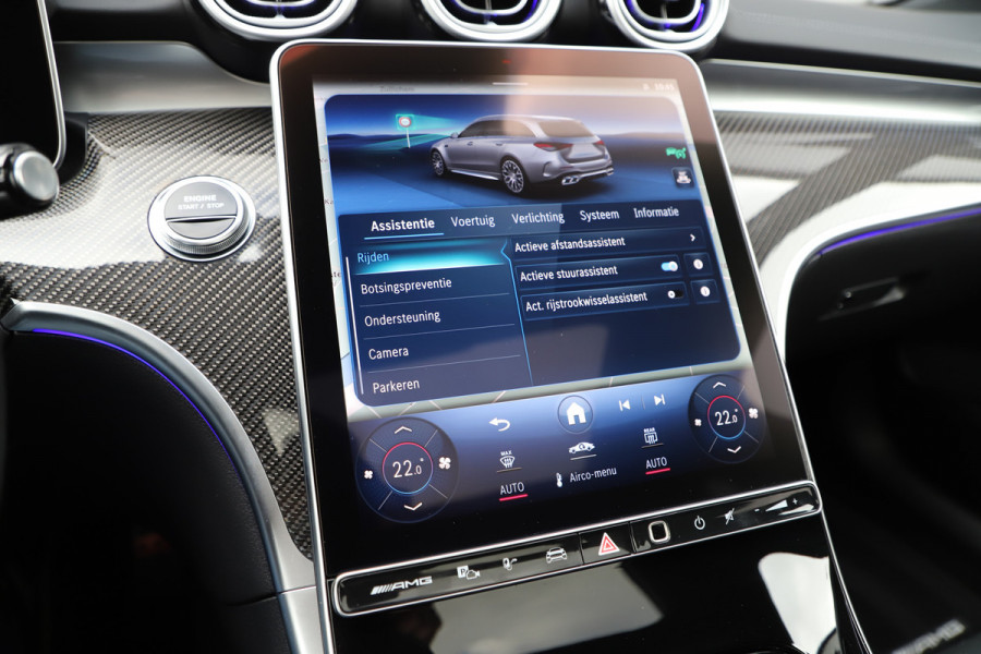 Mercedes-Benz C-Klasse Estate AMG 63 S E Performance | 680PK | Achterasbesturing | Carbon | Head-up | Sfeerverlichting | Burmester | Digital-light | AM