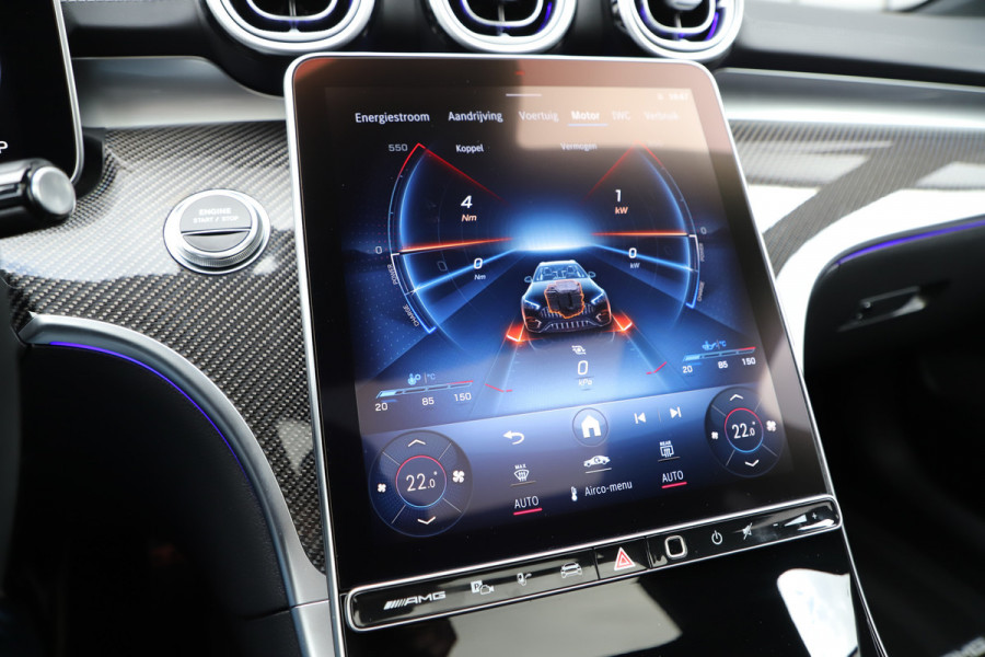 Mercedes-Benz C-Klasse Estate AMG 63 S E Performance | 680PK | Achterasbesturing | Carbon | Head-up | Sfeerverlichting | Burmester | Digital-light | AM