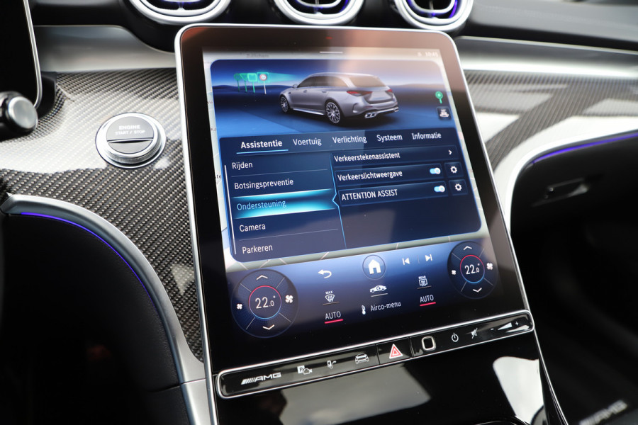 Mercedes-Benz C-Klasse Estate AMG 63 S E Performance | 680PK | Achterasbesturing | Carbon | Head-up | Sfeerverlichting | Burmester | Digital-light | AM