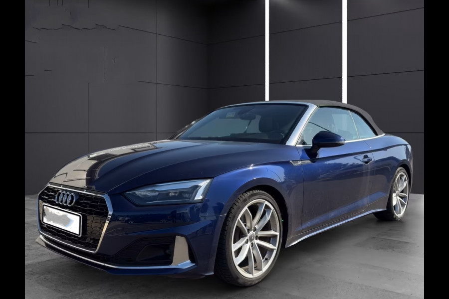 Audi A5 Cabriolet 40 TFSI S-Tronic ** LED, VIRTUAL, LEDER, MASSAGE, NEKVERW, ALARM, , 19-inch LMV ** UNFALLFREI - VOL. AUDI ONDERH. ** ** INFORMEER OOK NAAR ONZE AANTREKKELIJKE FINANCIAL-LEASE TARIEVEN **