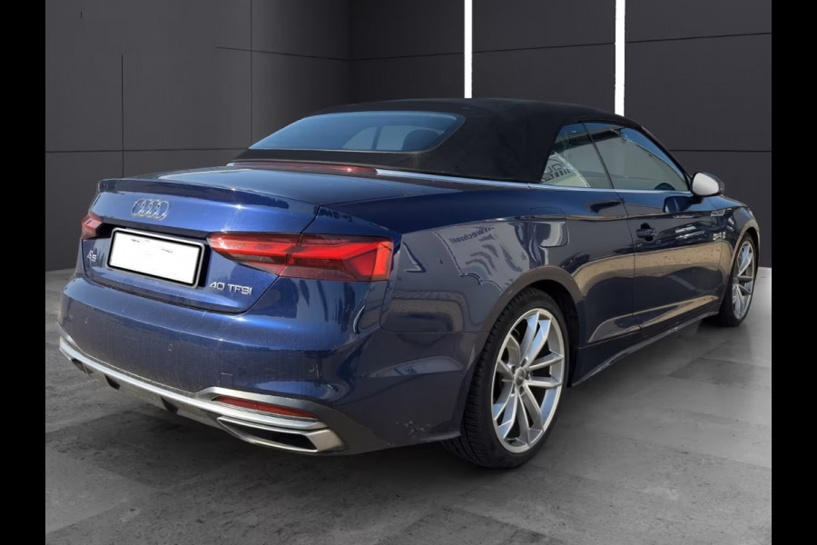 Audi A5 Cabriolet 40 TFSI S-Tronic ** LED, VIRTUAL, LEDER, MASSAGE, NEKVERW, ALARM, , 19-inch LMV ** UNFALLFREI - VOL. AUDI ONDERH. ** ** INFORMEER OOK NAAR ONZE AANTREKKELIJKE FINANCIAL-LEASE TARIEVEN **