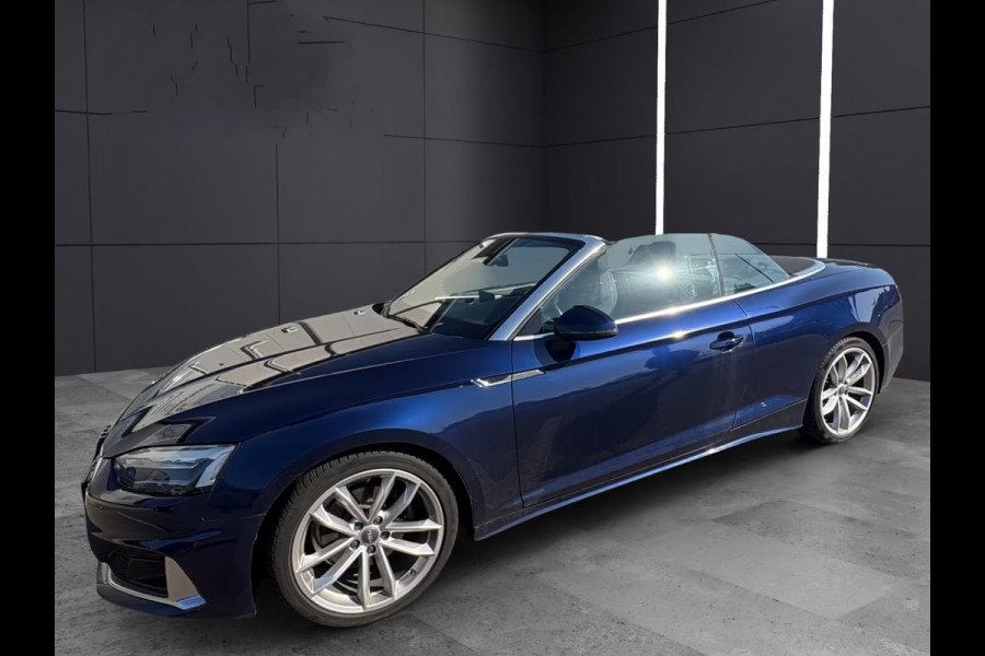 Audi A5 Cabriolet 40 TFSI S-Tronic ** LED, VIRTUAL, LEDER, MASSAGE, NEKVERW, ALARM, , 19-inch LMV ** UNFALLFREI - VOL. AUDI ONDERH. ** ** INFORMEER OOK NAAR ONZE AANTREKKELIJKE FINANCIAL-LEASE TARIEVEN **