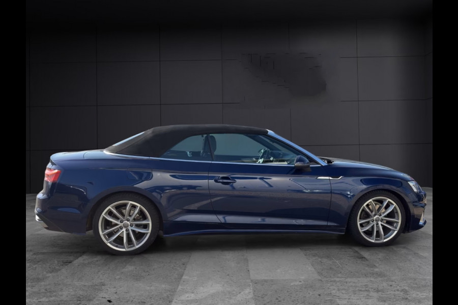 Audi A5 Cabriolet 40 TFSI S-Tronic ** LED, VIRTUAL, LEDER, MASSAGE, NEKVERW, ALARM, , 19-inch LMV ** UNFALLFREI - VOL. AUDI ONDERH. ** ** INFORMEER OOK NAAR ONZE AANTREKKELIJKE FINANCIAL-LEASE TARIEVEN **