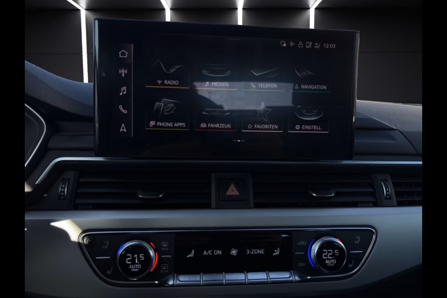 Audi A5 Cabriolet 40 TFSI S-Tronic ** LED, VIRTUAL, LEDER, MASSAGE, NEKVERW, ALARM, , 19-inch LMV ** UNFALLFREI - VOL. AUDI ONDERH. ** ** INFORMEER OOK NAAR ONZE AANTREKKELIJKE FINANCIAL-LEASE TARIEVEN **