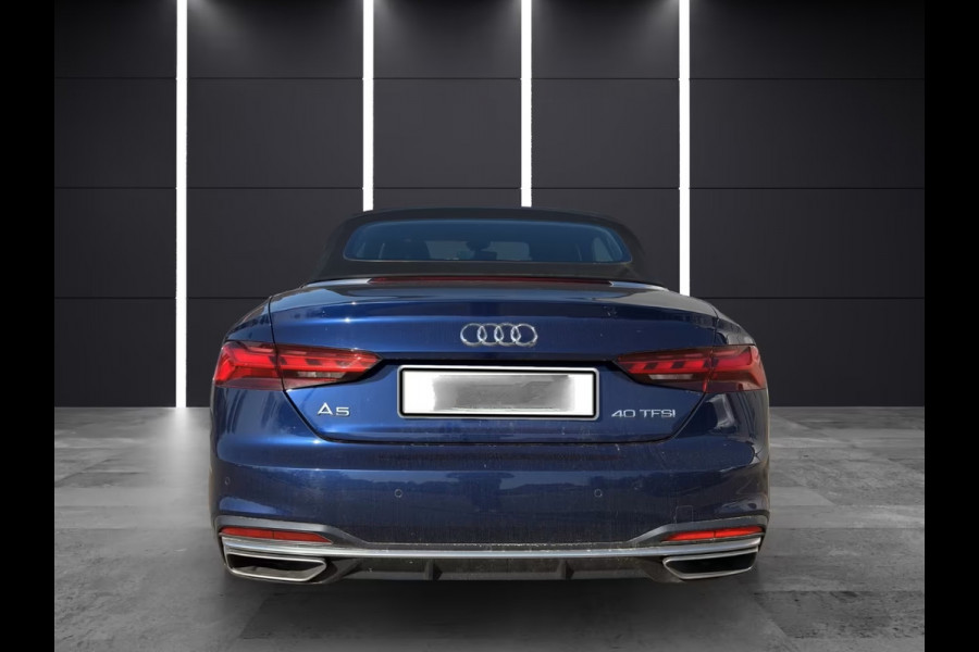 Audi A5 Cabriolet 40 TFSI S-Tronic ** LED, VIRTUAL, LEDER, MASSAGE, NEKVERW, ALARM, , 19-inch LMV ** UNFALLFREI - VOL. AUDI ONDERH. ** ** INFORMEER OOK NAAR ONZE AANTREKKELIJKE FINANCIAL-LEASE TARIEVEN **